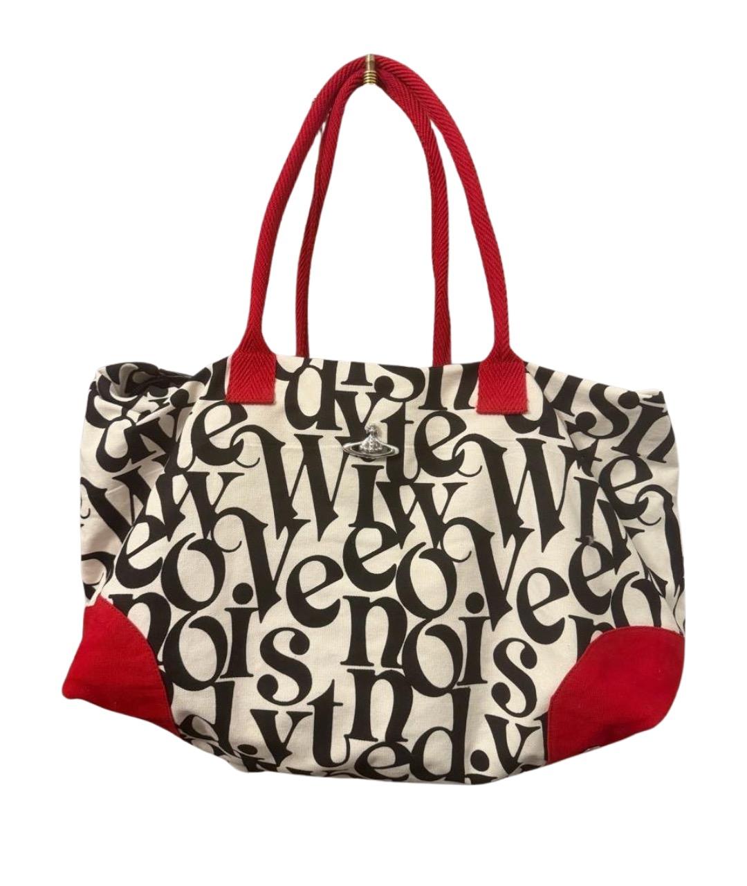 VIVIENNE WESTWOOD Мульти тканевая сумка тоут, фото 1