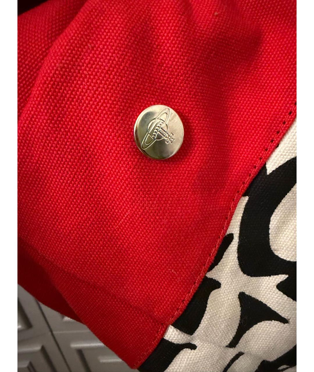 VIVIENNE WESTWOOD Мульти тканевая сумка тоут, фото 3