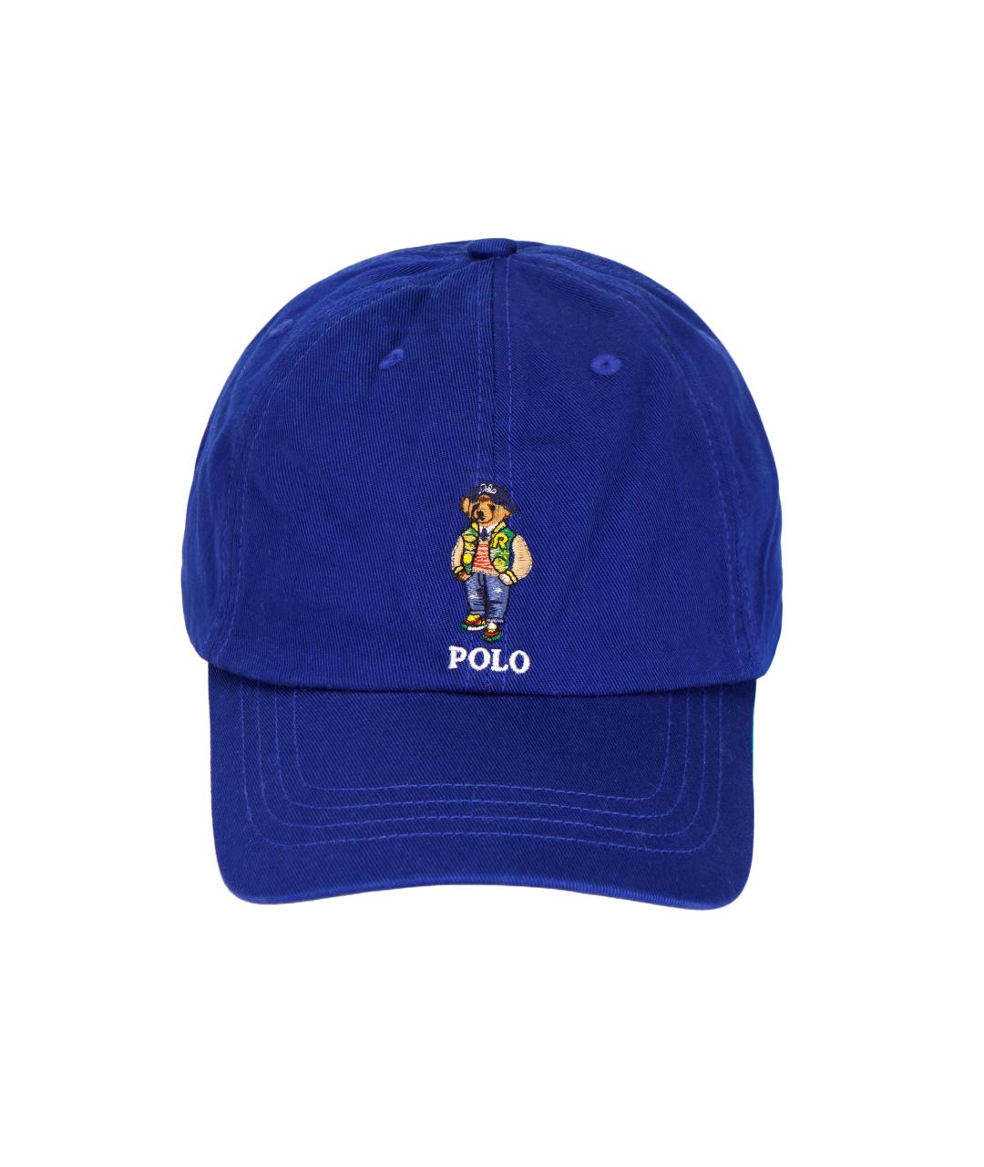 POLO RALPH LAUREN Синяя хлопковая кепка, фото 2