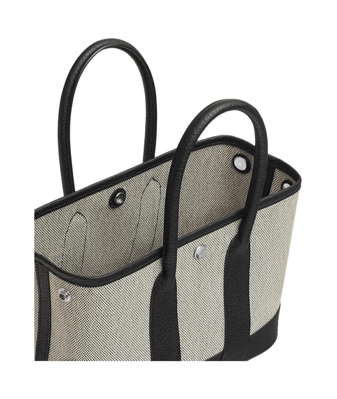 HERMES Черная сумка с короткими ручками, фото 3