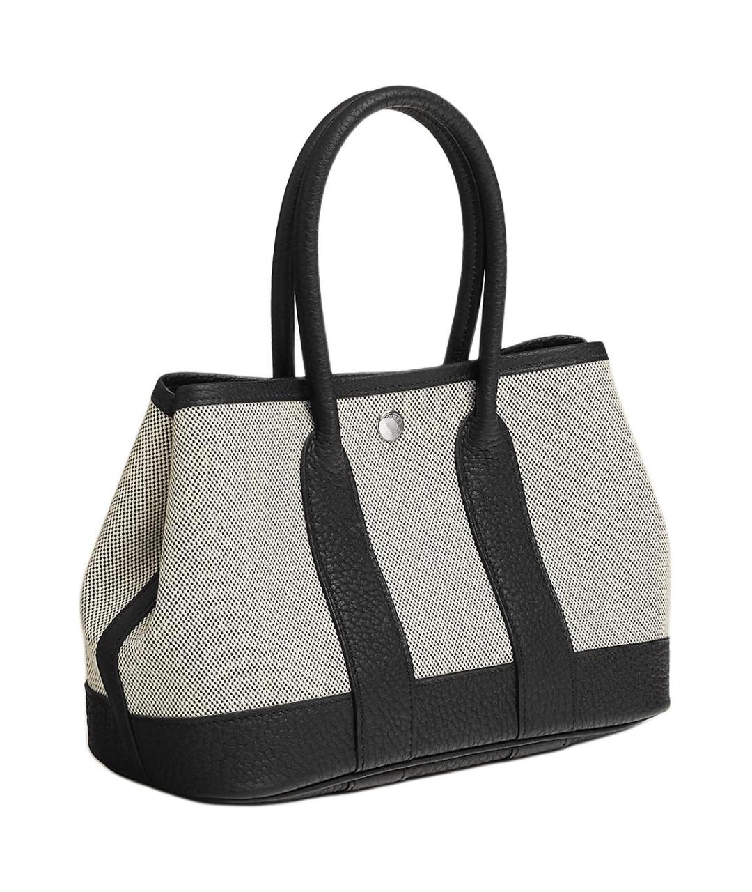 HERMES Черная сумка с короткими ручками, фото 2