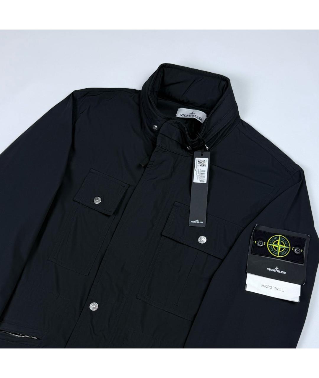 STONE ISLAND Черная куртка, фото 2