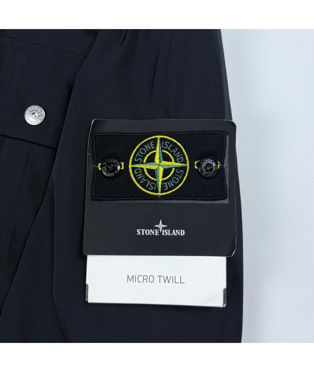 STONE ISLAND Черная куртка, фото 4