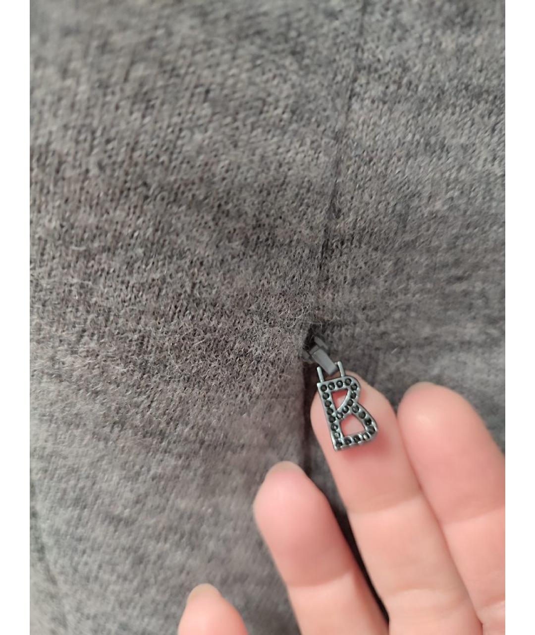BOGNER Серый шерстяной жакет/пиджак, фото 4