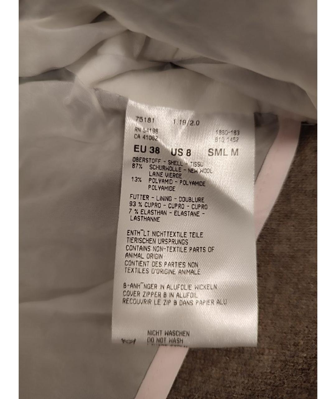 BOGNER Серый шерстяной жакет/пиджак, фото 5