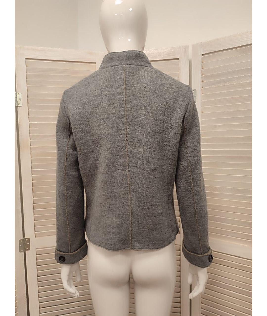 BOGNER Серый шерстяной жакет/пиджак, фото 2