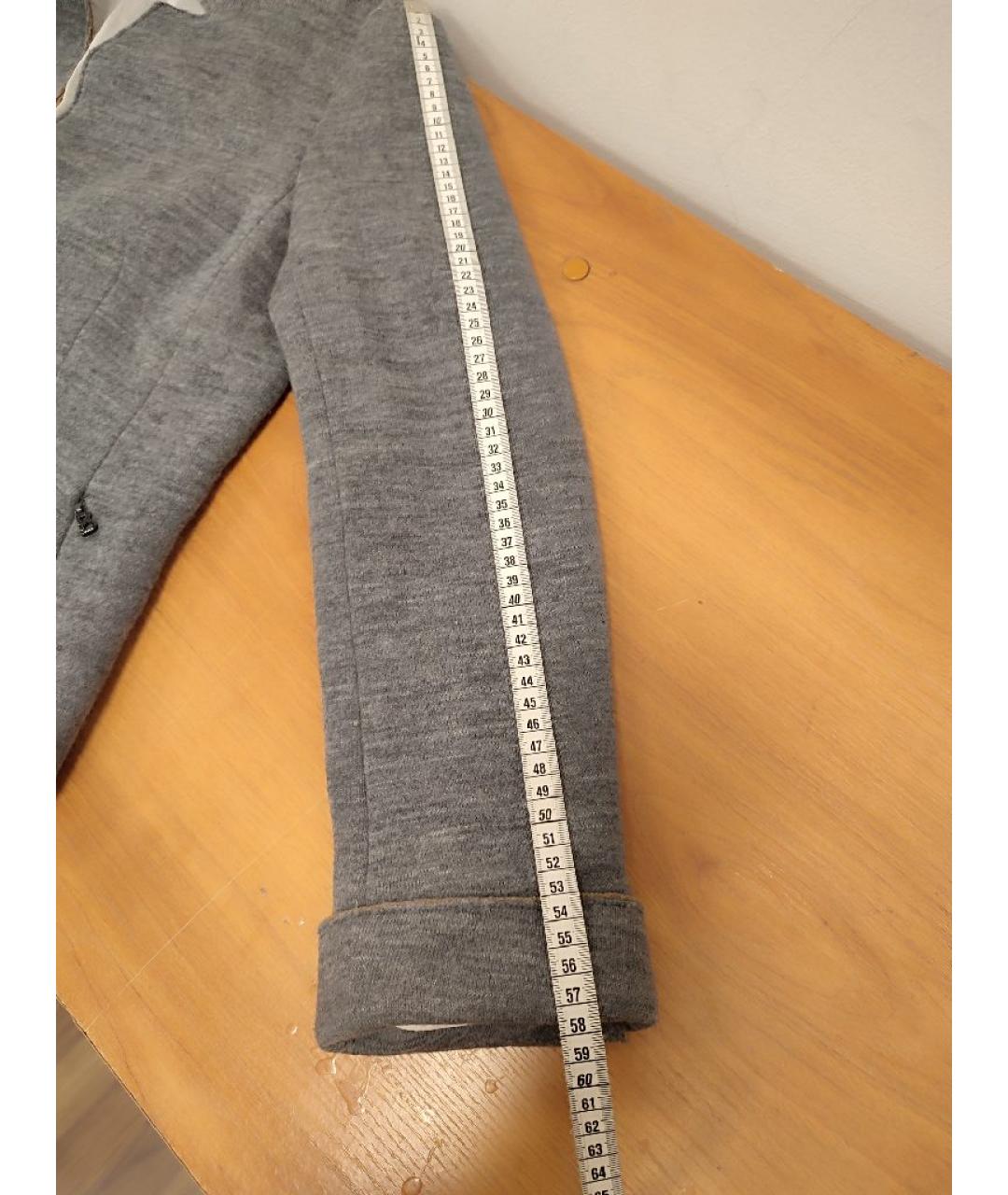 BOGNER Серый шерстяной жакет/пиджак, фото 7