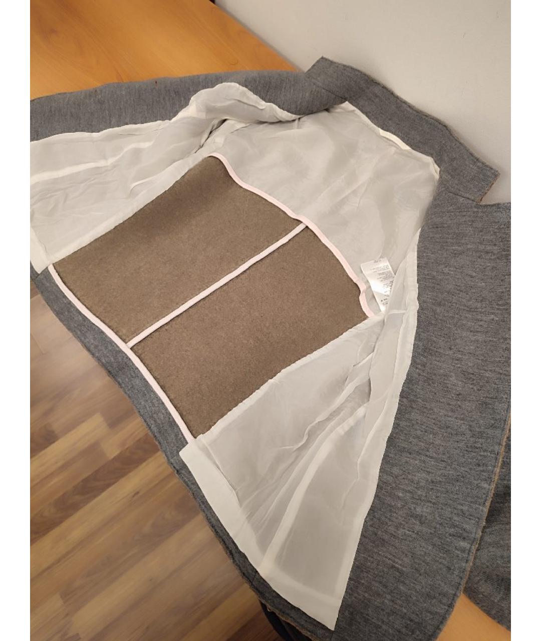 BOGNER Серый шерстяной жакет/пиджак, фото 6