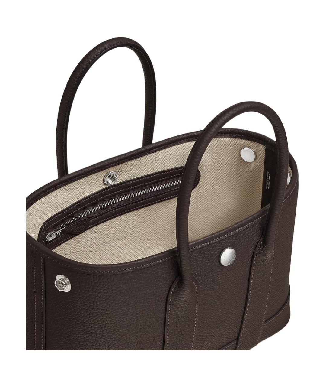 HERMES Коричневая сумка через плечо, фото 3