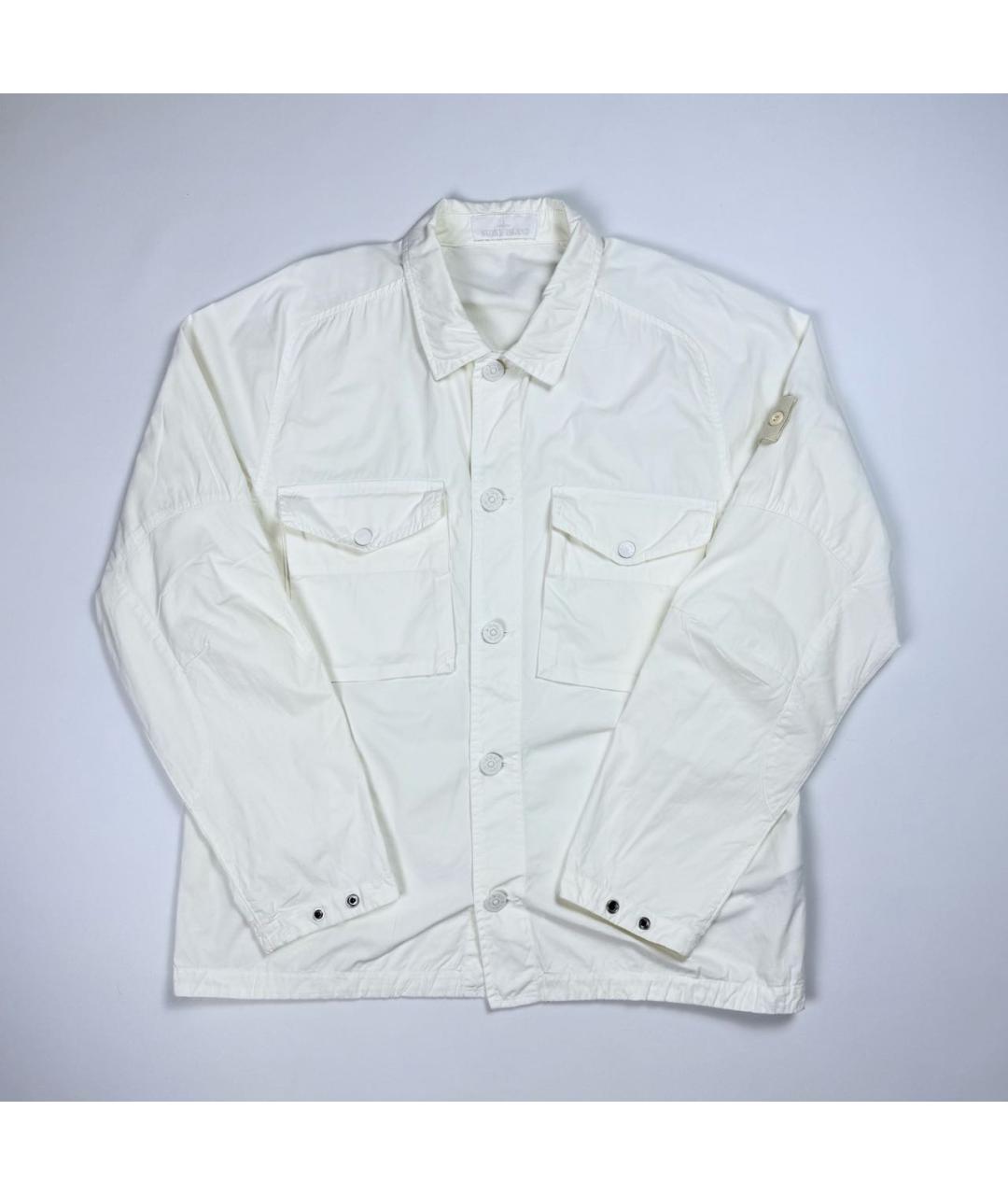 STONE ISLAND Белая куртка, фото 6