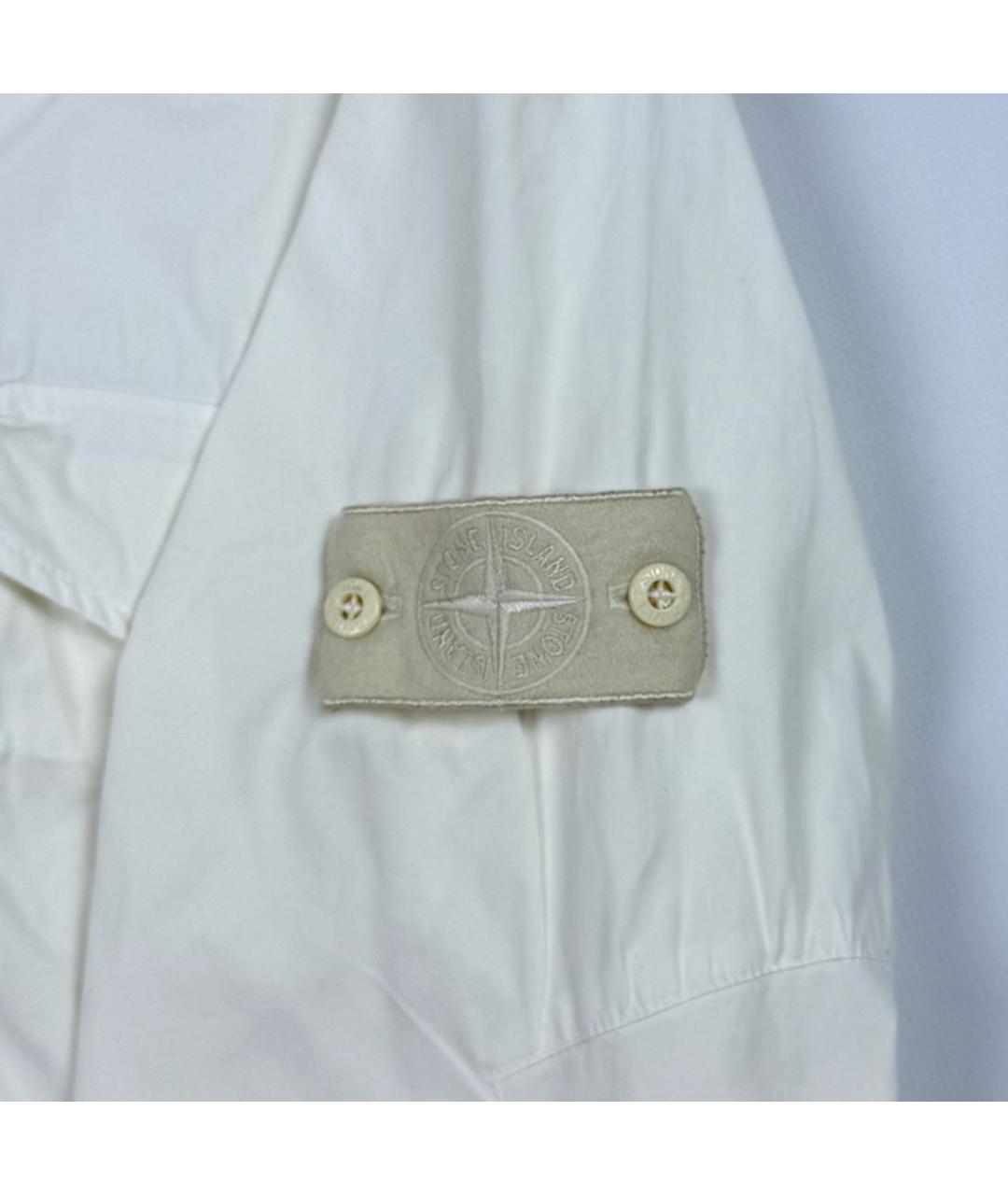STONE ISLAND Белая куртка, фото 4