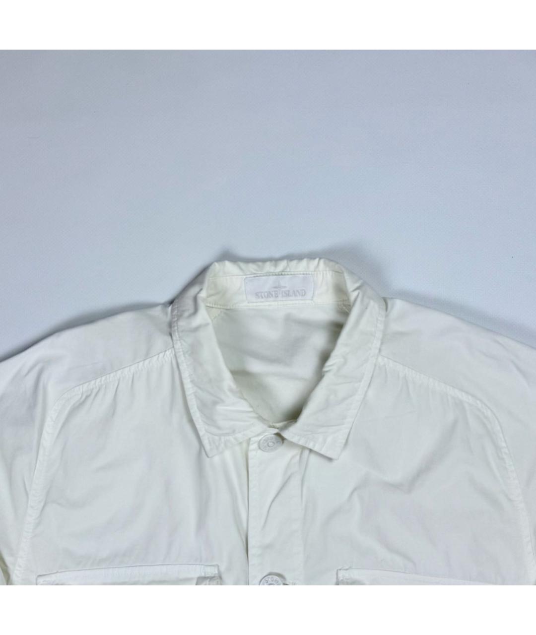 STONE ISLAND Белая куртка, фото 3