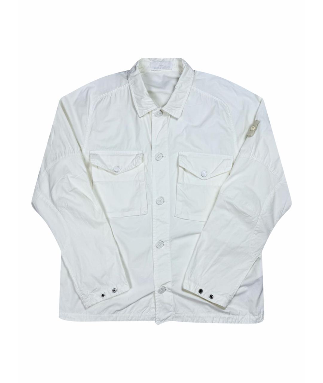 STONE ISLAND Белая куртка, фото 1