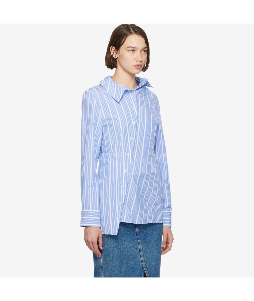 JACQUEMUS Голубая рубашка, фото 4