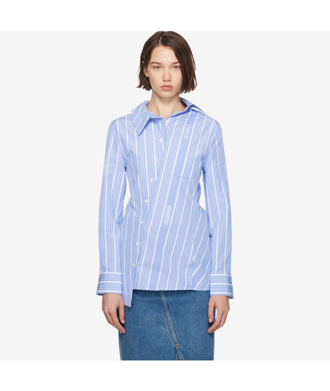 JACQUEMUS Голубая рубашка, фото 3