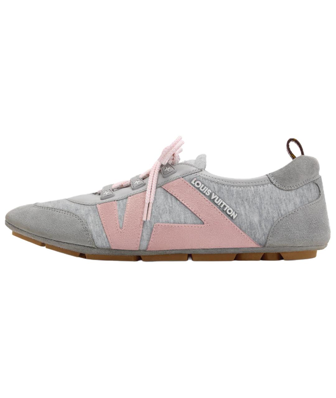 LOUIS VUITTON Серые кеды, фото 2