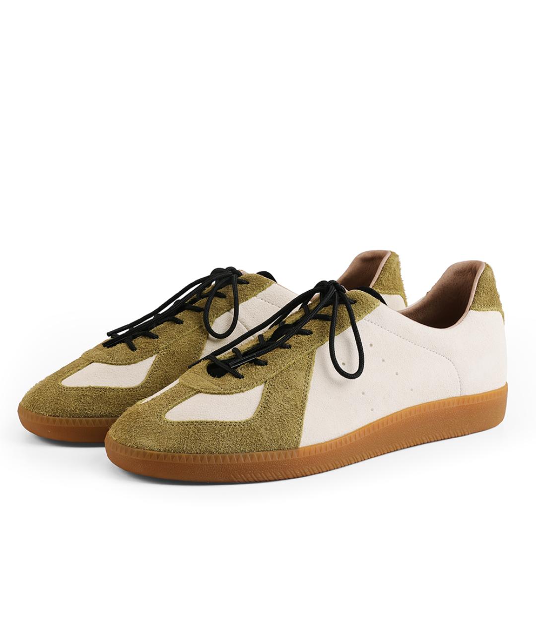 PANE Бежевые кожаные кеды, фото 3