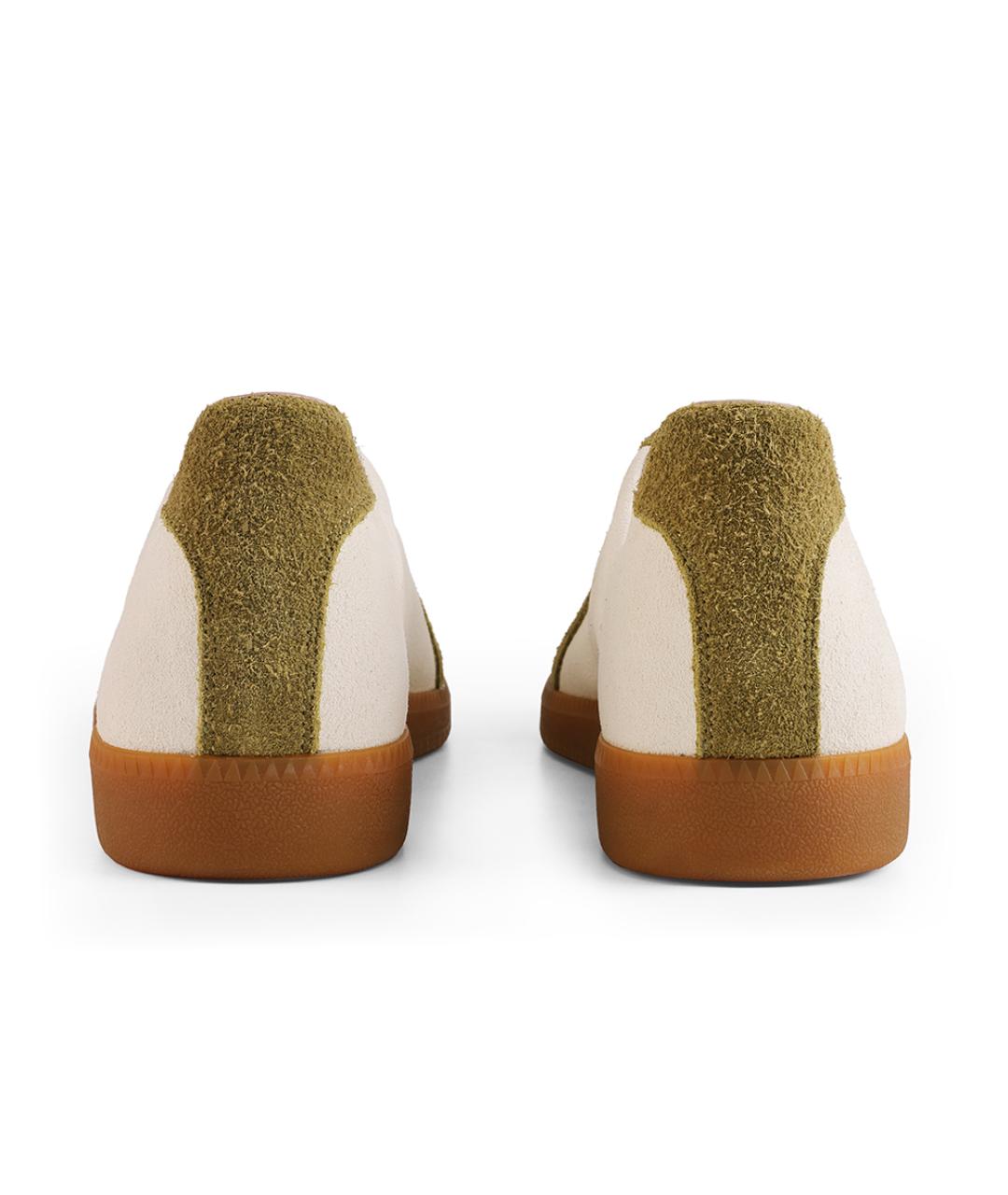 PANE Бежевые кожаные кеды, фото 5