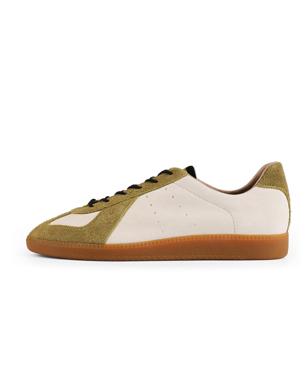 PANE Бежевые кожаные кеды, фото 2