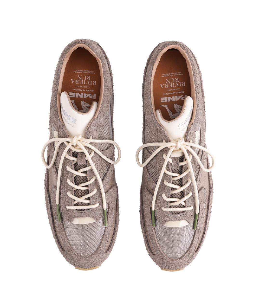 PANE Серые замшевые кроссовки, фото 4