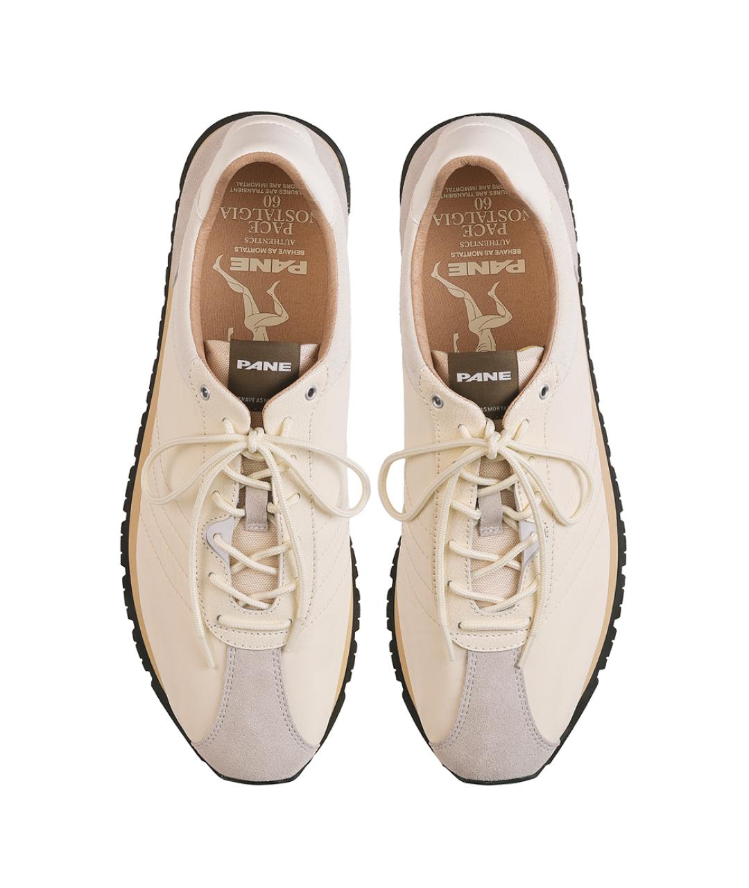 PANE Бежевые синтетические кроссовки, фото 4