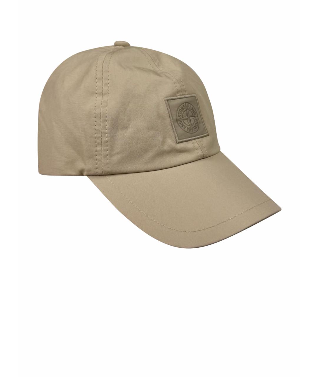 STONE ISLAND Бежевая кепка/бейсболка, фото 1