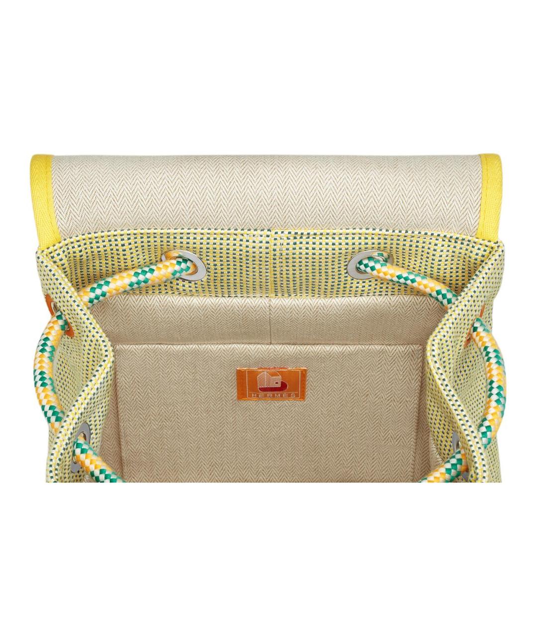 HERMES Зеленый рюкзак, фото 3