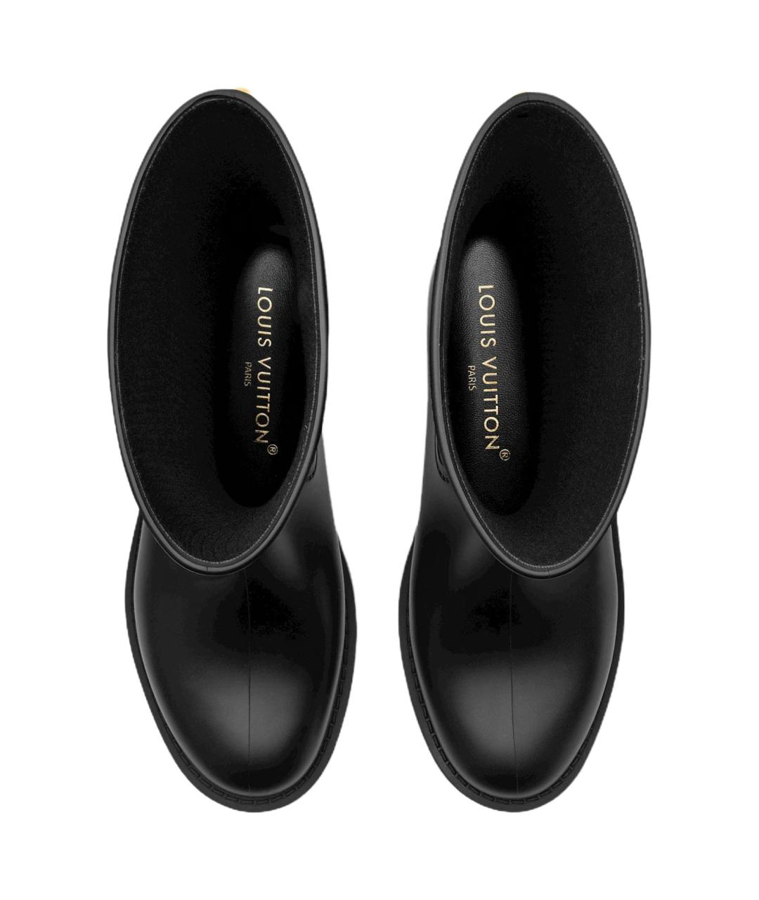 LOUIS VUITTON Черные сапоги, фото 4