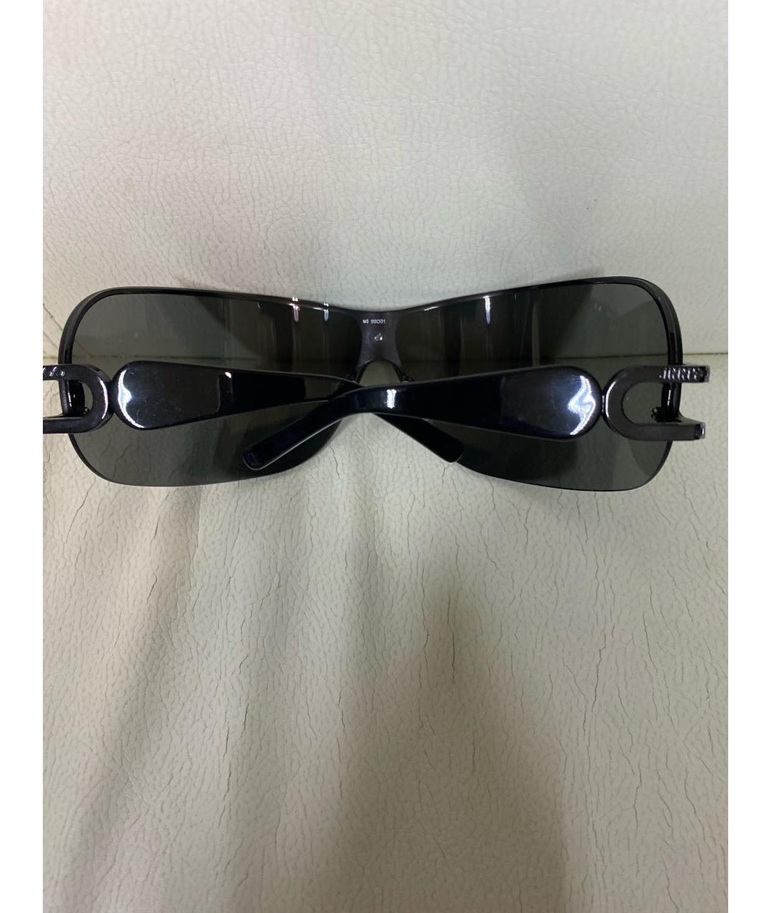 JIMMY CHOO Черные пластиковые солнцезащитные очки, фото 2