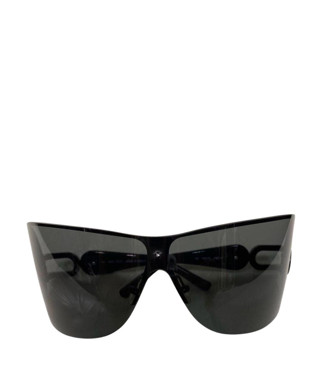 JIMMY CHOO Черные пластиковые солнцезащитные очки, фото 1