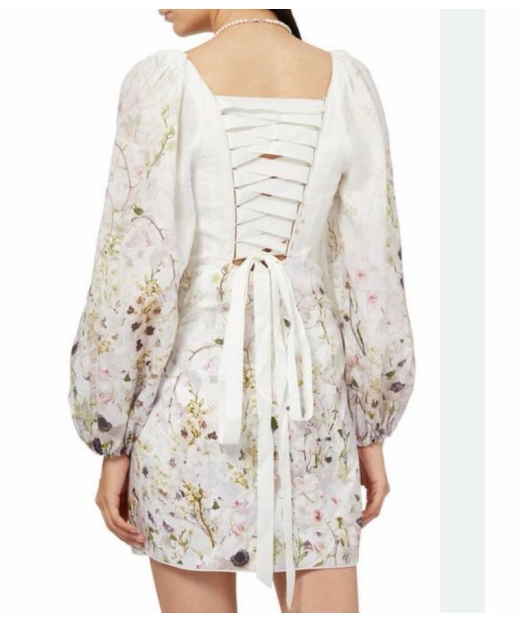 ZIMMERMANN Бежевое хлопковое повседневное платье, фото 2