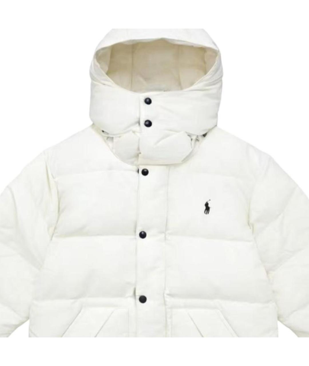 POLO RALPH LAUREN Белый пуховик, фото 2