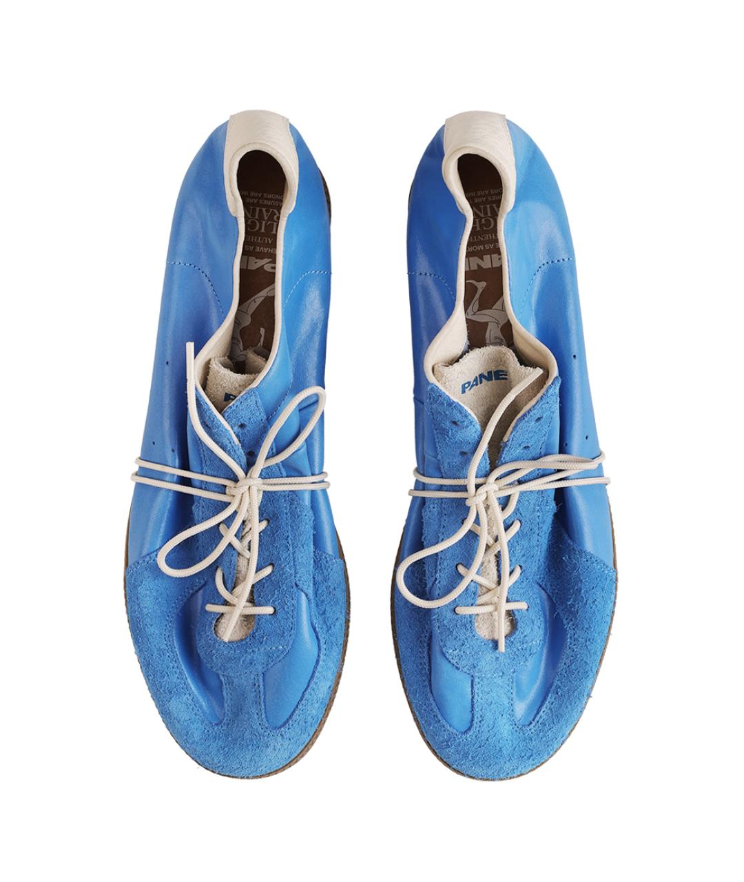 PANE Синие кожаные кеды, фото 4