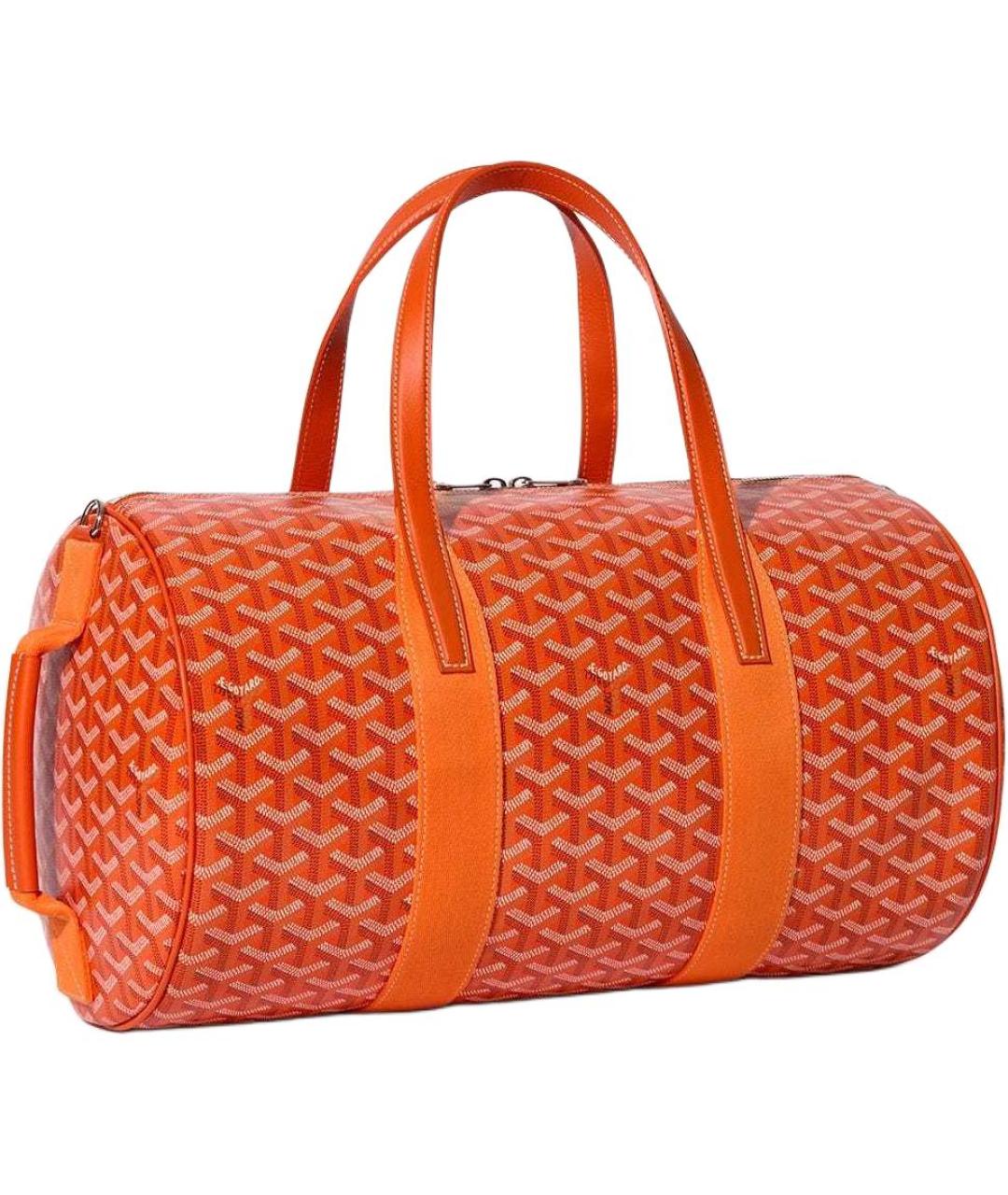 GOYARD Оранжевая дорожная/спортивная сумка, фото 2