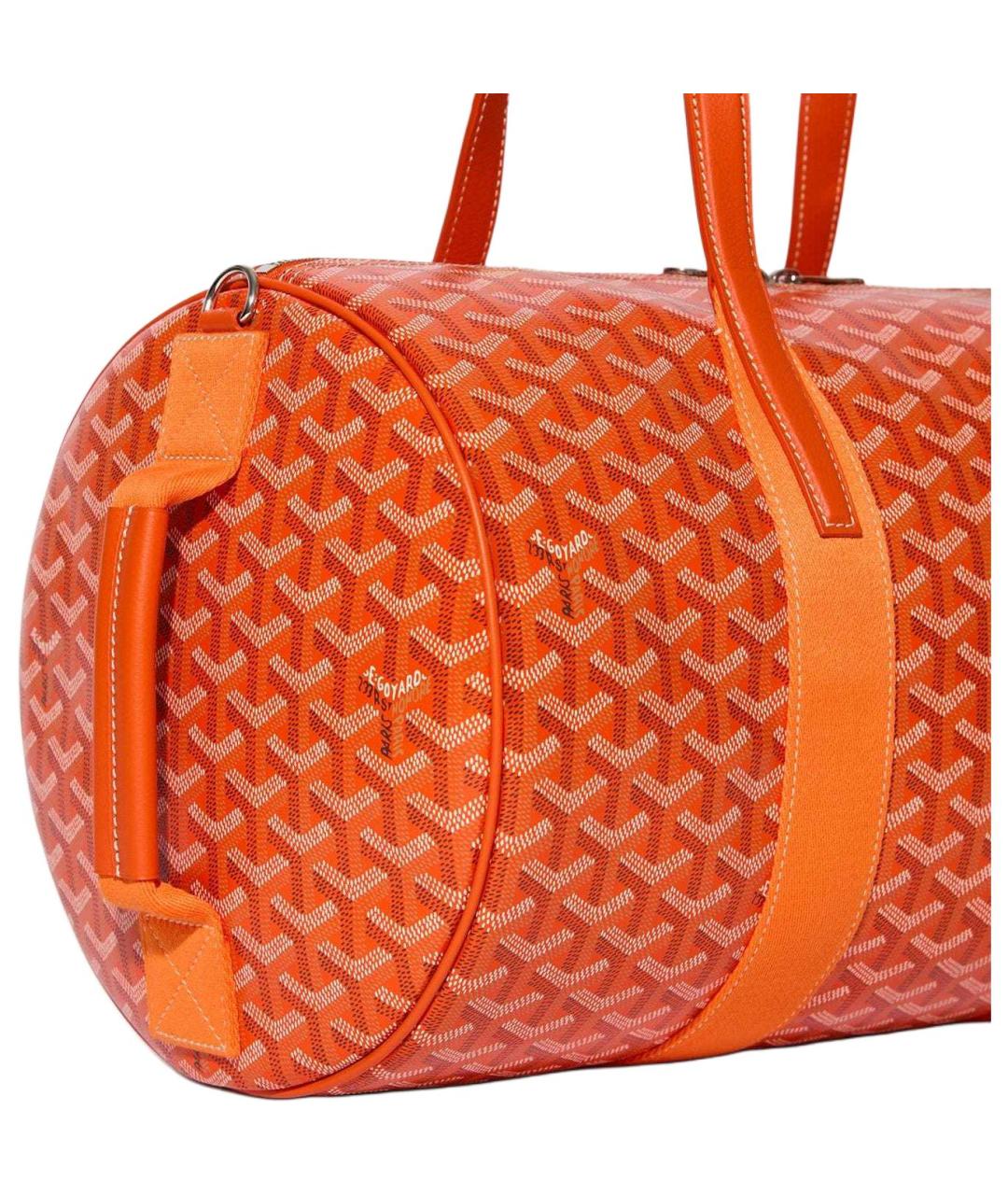 GOYARD Оранжевая дорожная/спортивная сумка, фото 4