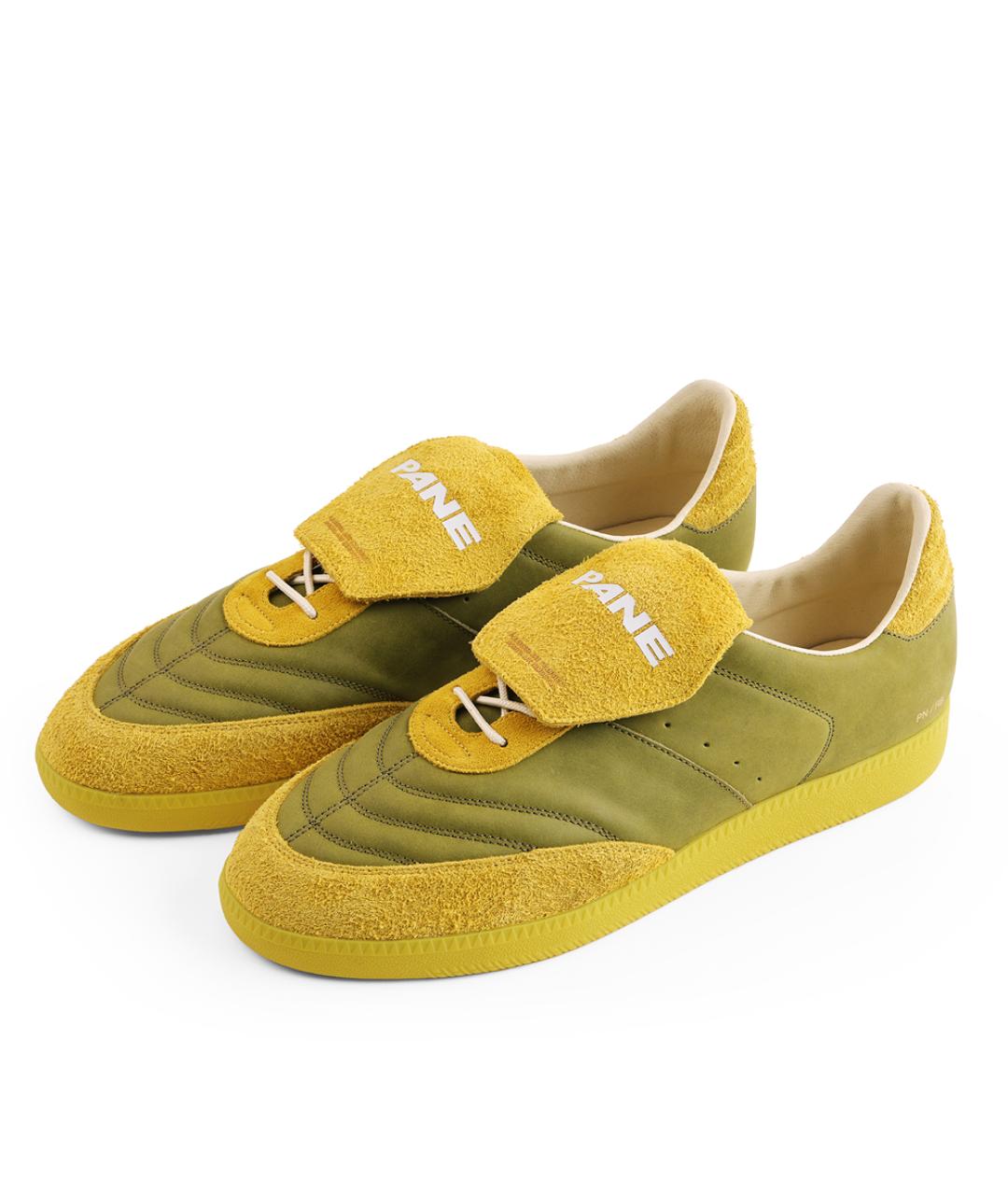 PANE Желтые кожаные кроссовки, фото 3
