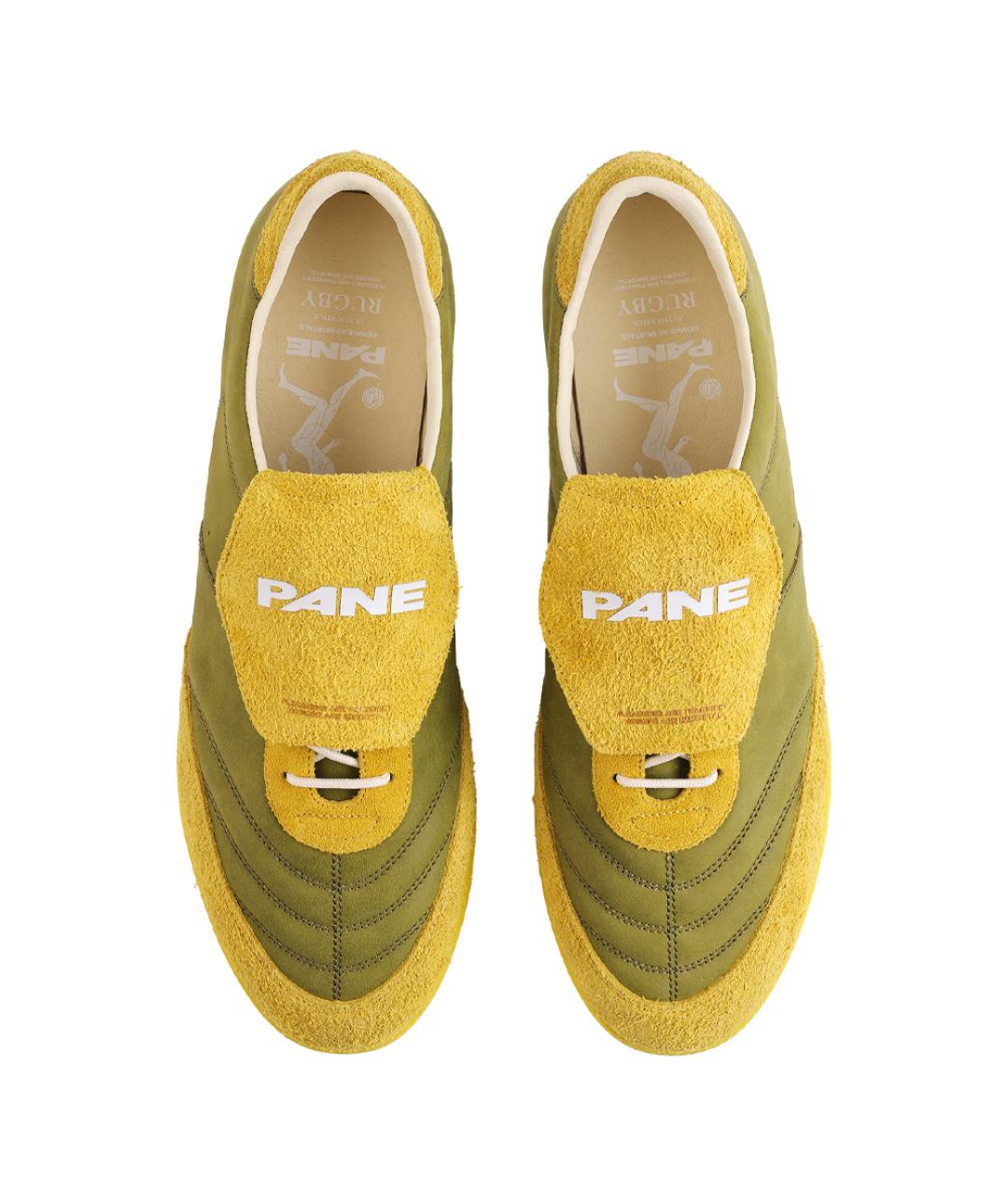 PANE Желтые кожаные кроссовки, фото 4