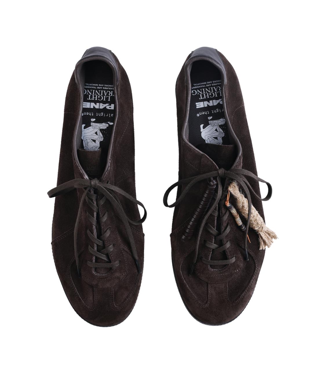 PANE Коричневые замшевые кеды, фото 4