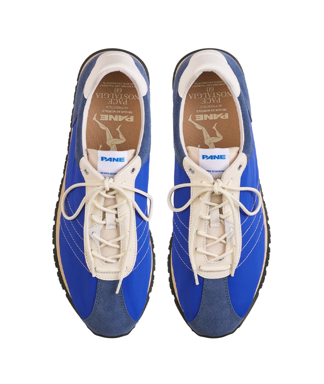 PANE Синие кожаные кроссовки, фото 4