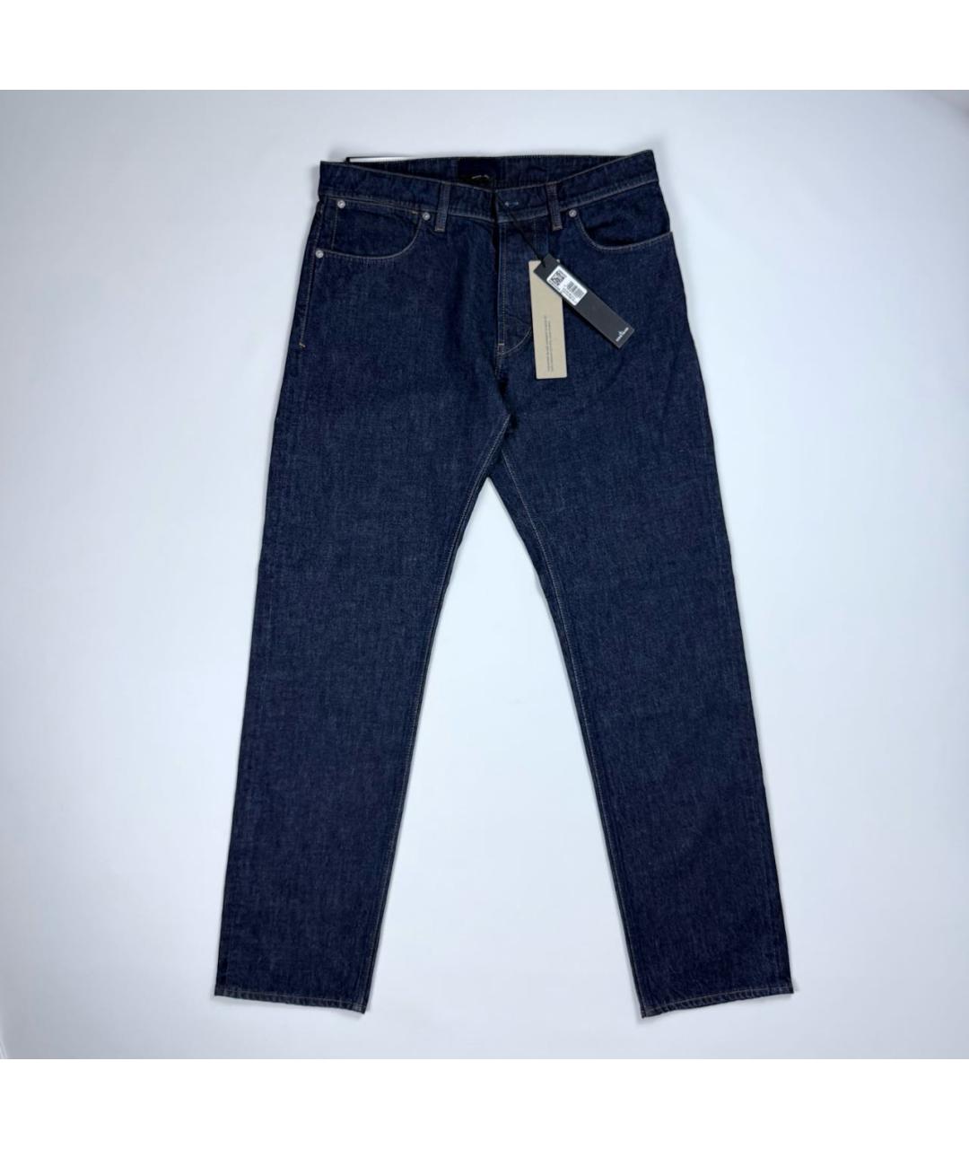 STONE ISLAND Темно-синие прямые джинсы, фото 6
