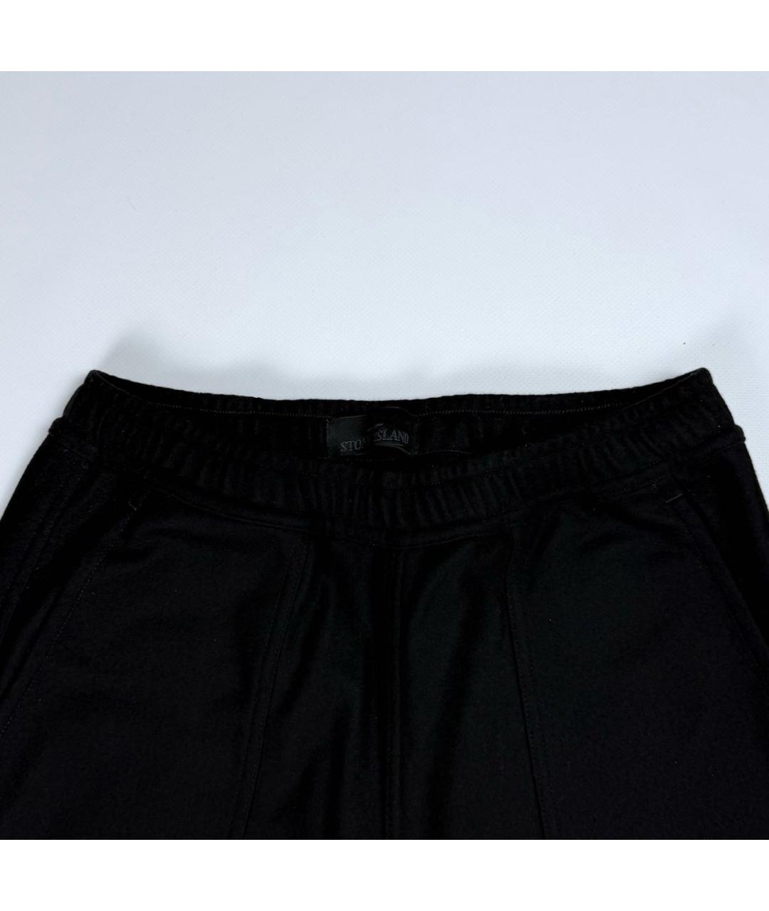 STONE ISLAND Черные повседневные брюки, фото 3