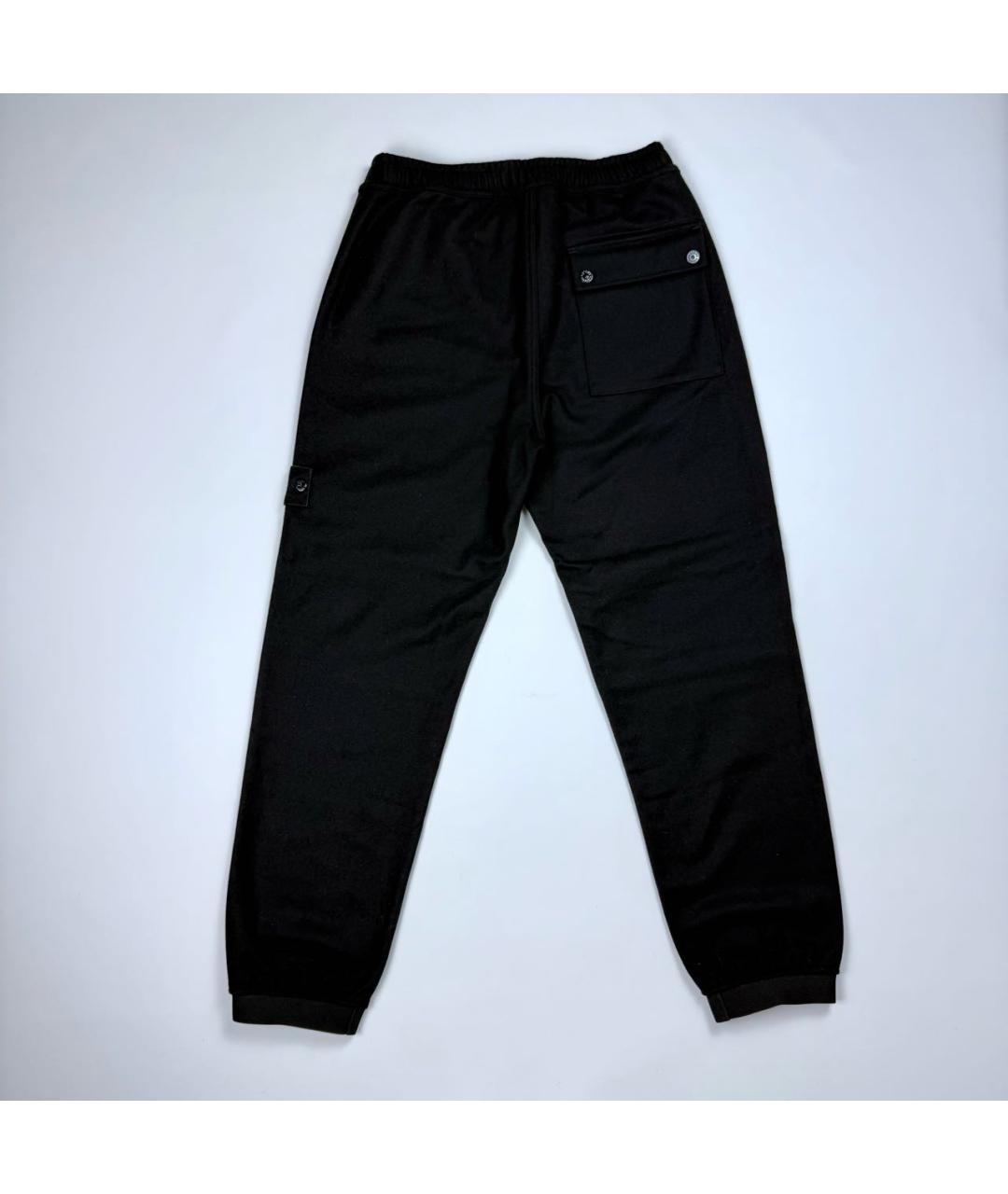 STONE ISLAND Черные повседневные брюки, фото 2