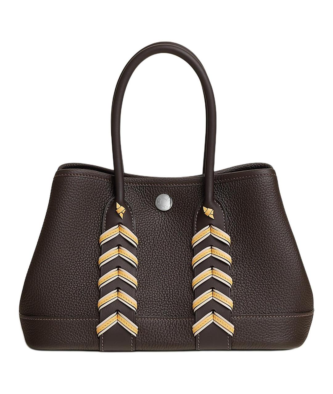 HERMES Коричневая кожаная сумка через плечо, фото 1