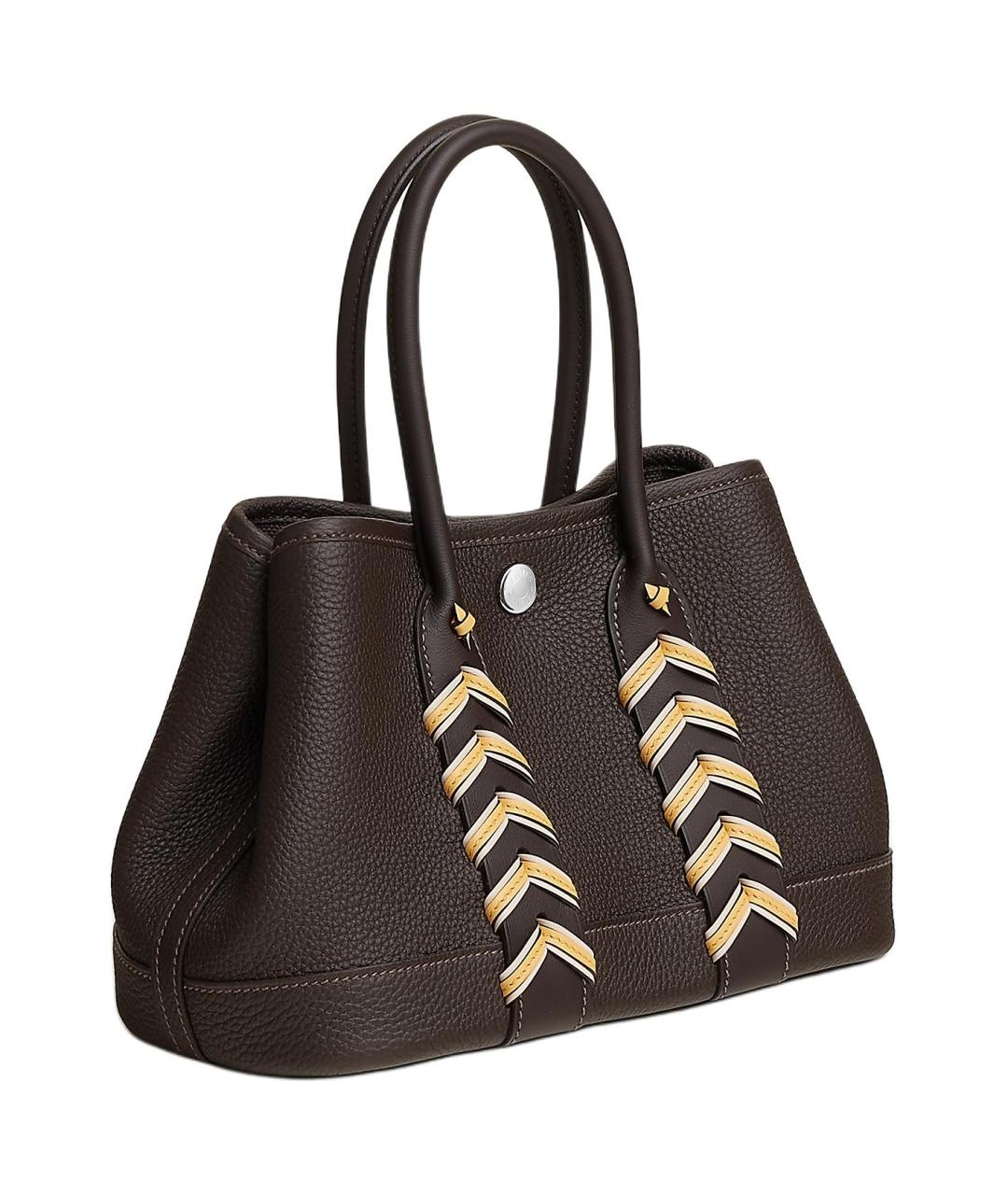 HERMES Коричневая кожаная сумка через плечо, фото 2