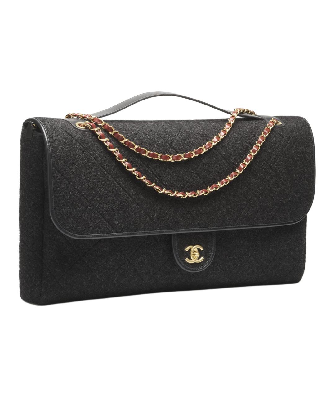 CHANEL Черная сумка через плечо, фото 2