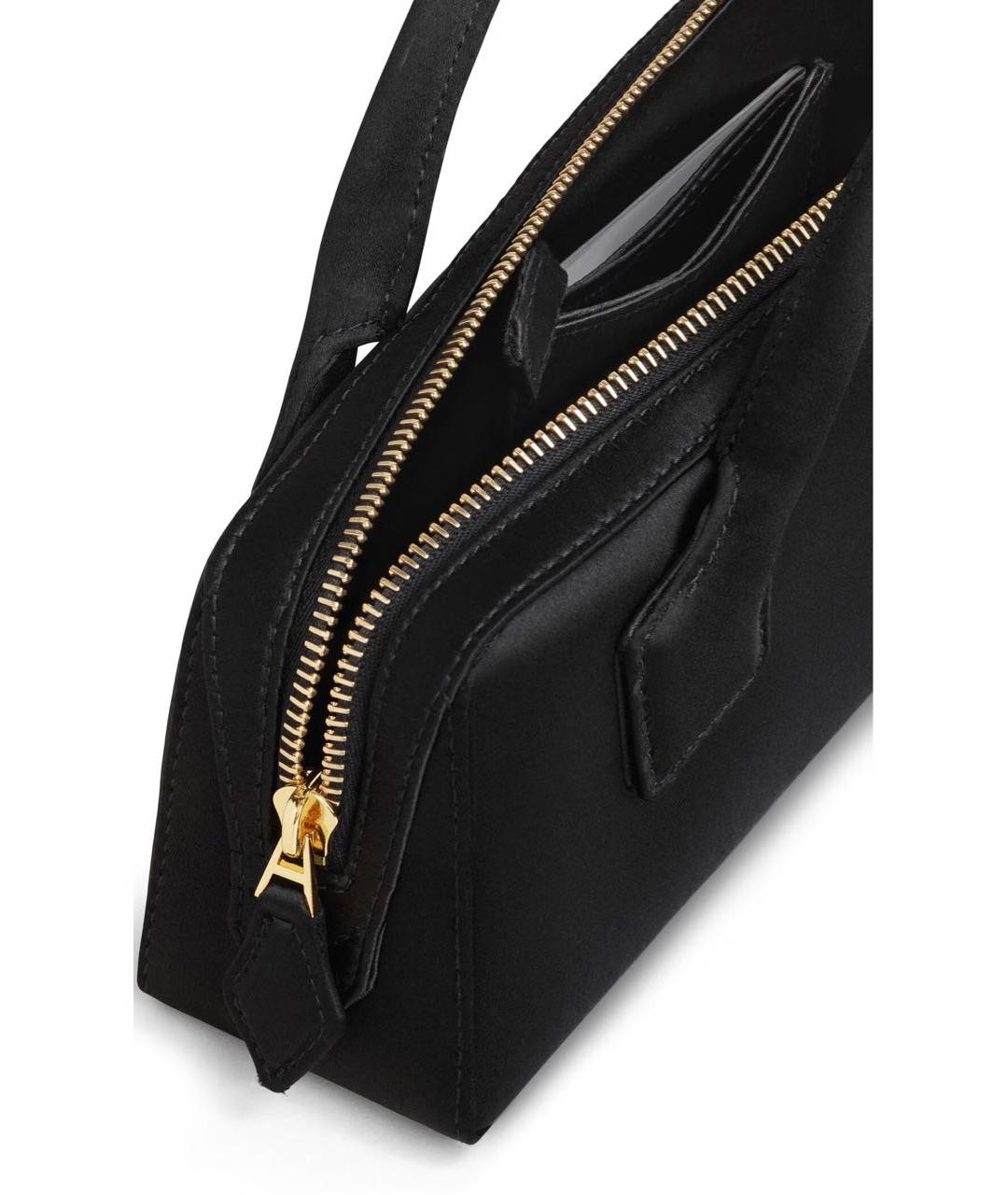 ALAIA Черная сумка с короткими ручками, фото 3