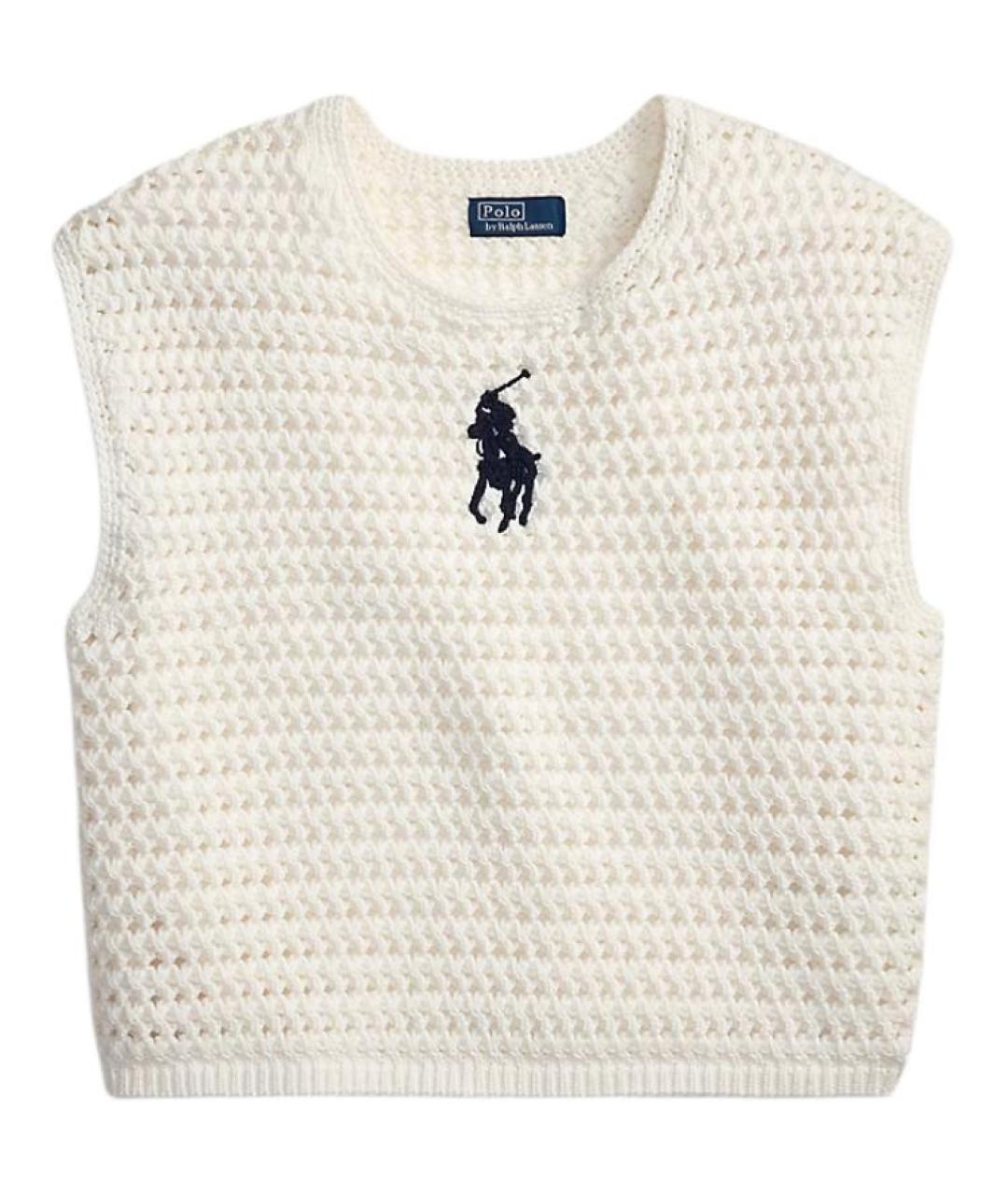 POLO RALPH LAUREN Белая жилетка, фото 1
