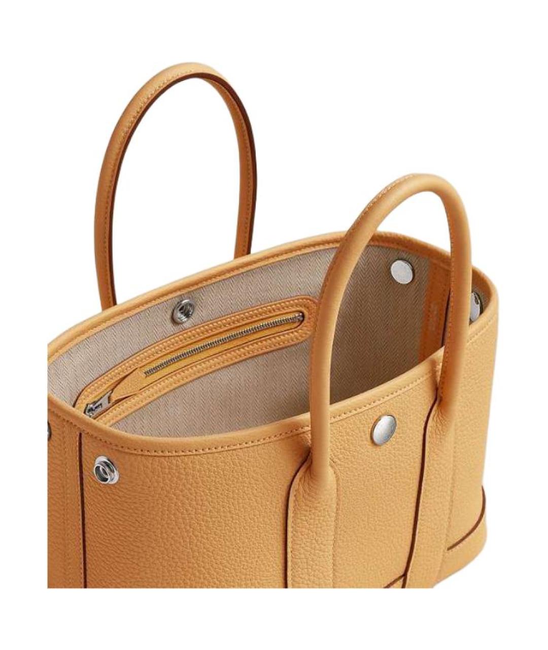 HERMES Желтая сумка через плечо, фото 3