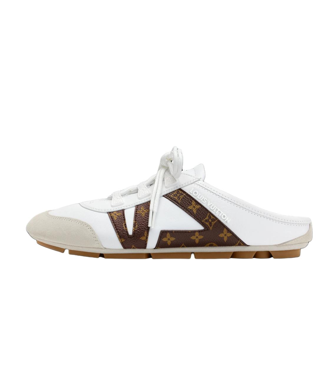 LOUIS VUITTON Белые мюли, фото 2