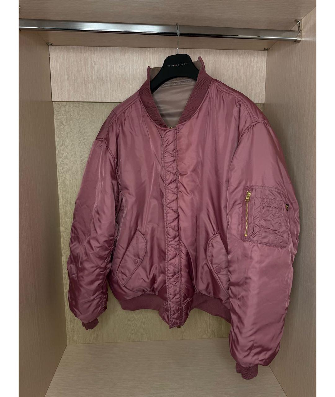 VETEMENTS Коралловая хлопковая куртка, фото 5